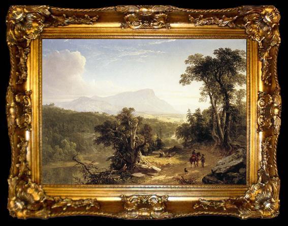 framed  Asher Brown Durand Landscape composition in the catskills, ta009-2